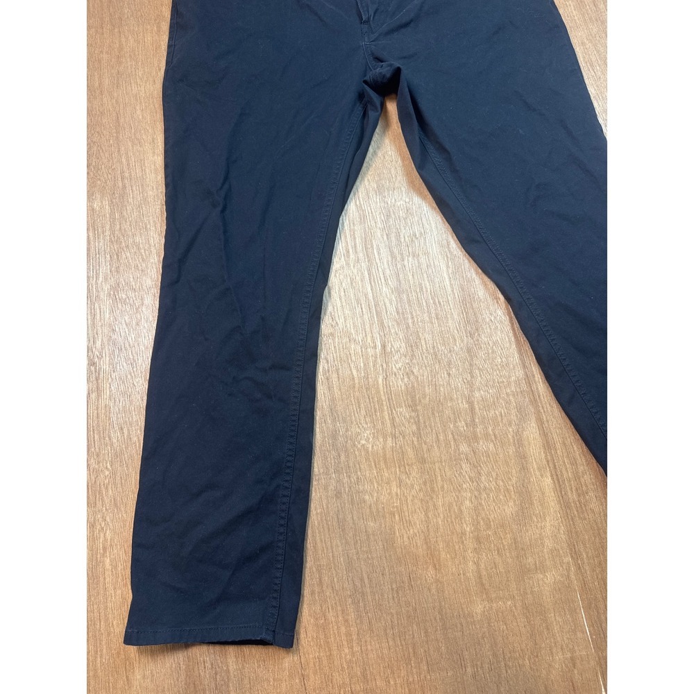Michael Kors Parker Slim Fit Black Pants Mens 36/30 Cotton Blend Five Pocket - Picture 2 of 12